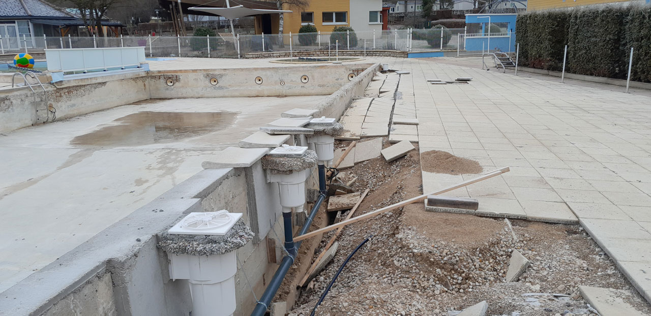 Chantier soulèvement terrain Ain Géotechnique