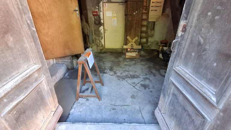 Sol intérieur clocher Faverges Ain Géotechnique